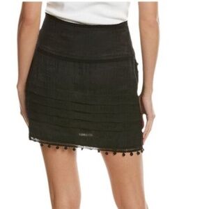 IRO Peela Linenblend Mini Skirt